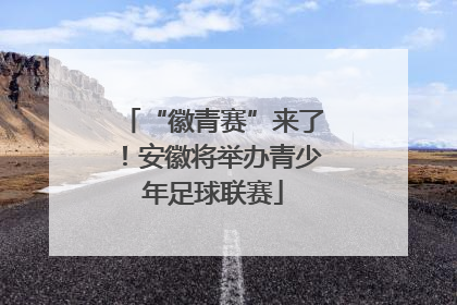 “徽青赛”来了！安徽将举办青少年足球联赛