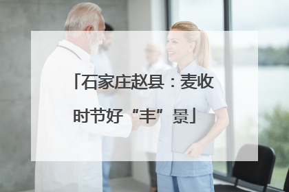 石家庄赵县：麦收时节好“丰”景
