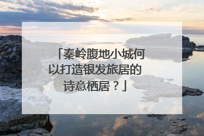 秦岭腹地小城何以打造银发旅居的诗意栖居？