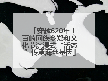 穿越620年！百崎回族乡郑和文化节沉浸式“活态”传承海丝基因