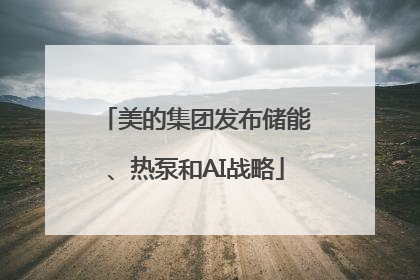 美的集团发布储能、热泵和AI战略