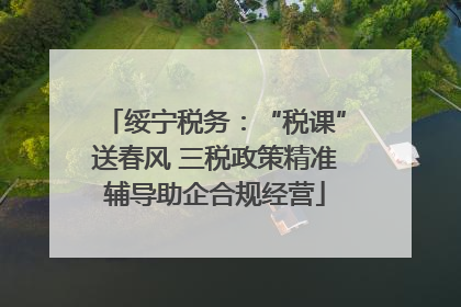 绥宁税务：“税课”送春风 三税政策精准辅导助企合规经营