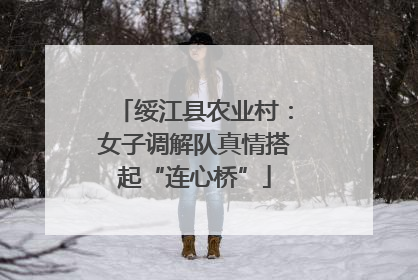 绥江县农业村：女子调解队真情搭起“连心桥”