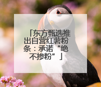 东方甄选推出自营红薯粉条：承诺“绝不掺粉”