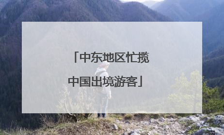 中东地区忙揽中国出境游客
