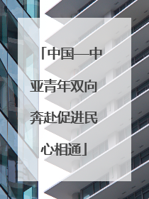 中国—中亚青年双向奔赴促进民心相通