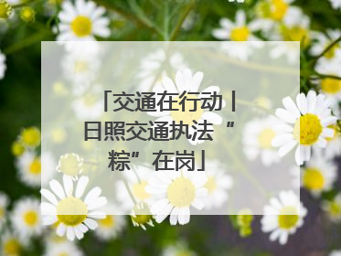 交通在行动丨日照交通执法“粽”在岗