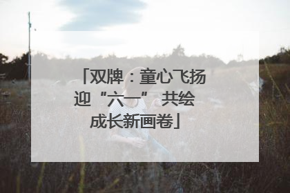 双牌：童心飞扬迎“六一” 共绘成长新画卷