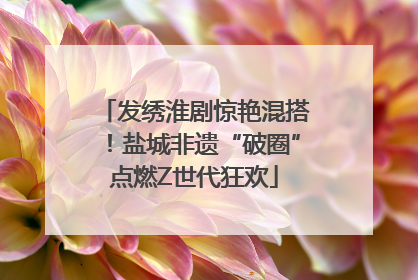 发绣淮剧惊艳混搭！盐城非遗“破圈”点燃Z世代狂欢