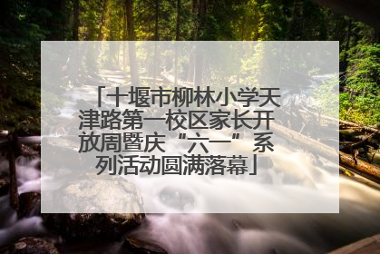 十堰市柳林小学天津路第一校区家长开放周暨庆“六一”系列活动圆满落幕