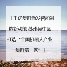千亿集群激发智能制造新动能 苏州吴中区打造“全国机器人产业集群第一区”