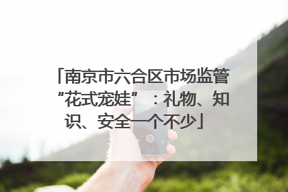 南京市六合区市场监管“花式宠娃”：礼物、知识、安全一个不少