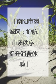 南阳市宛城区：护航市场秩序 提升消费体验