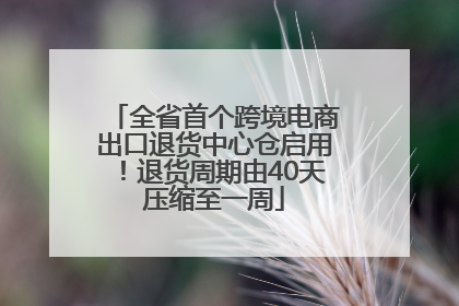 全省首个跨境电商出口退货中心仓启用！退货周期由40天压缩至一周