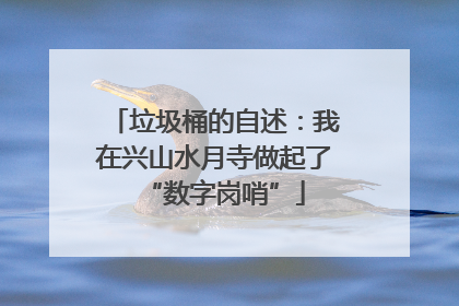 垃圾桶的自述：我在兴山水月寺做起了“数字岗哨”