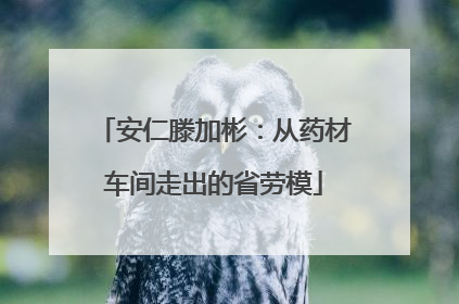 安仁滕加彬：从药材车间走出的省劳模