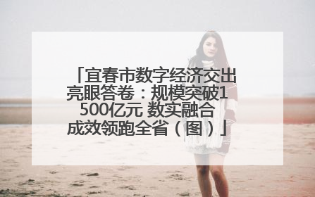 宜春市数字经济交出亮眼答卷：规模突破1500亿元 数实融合成效领跑全省（图）