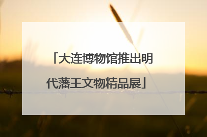 大连博物馆推出明代藩王文物精品展