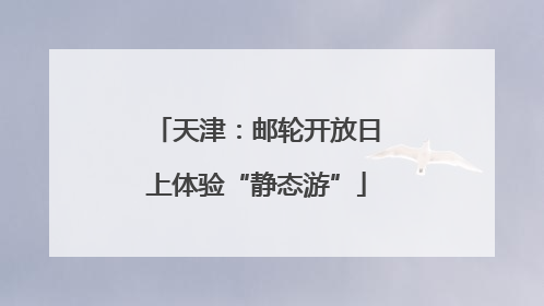 天津：邮轮开放日上体验“静态游”