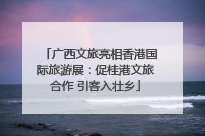 广西文旅亮相香港国际旅游展：促桂港文旅合作 引客入壮乡