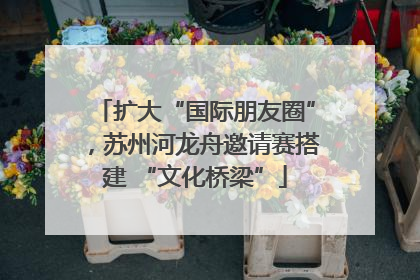 扩大“国际朋友圈”，苏州河龙舟邀请赛搭建 “文化桥梁”