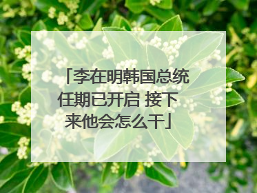 李在明韩国总统任期已开启 接下来他会怎么干