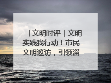 文明时评｜文明实践我行动！市民文明巡访，引领淄博全民志愿