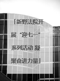 新野法院开展“迎七一”系列活动 凝聚奋进力量