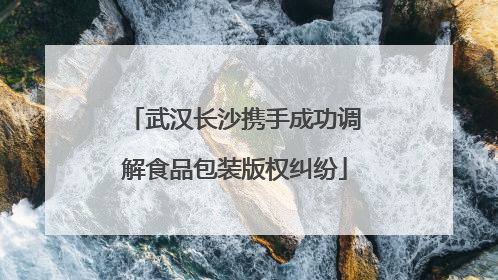 武汉长沙携手成功调解食品包装版权纠纷