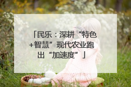 民乐：深耕“特色+智慧”现代农业跑出“加速度”
