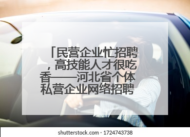 民营企业忙招聘，高技能人才很吃香——河北省个体私营企业网络招聘大会扫描