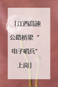 江西高速公路桥梁“电子哨兵”上岗