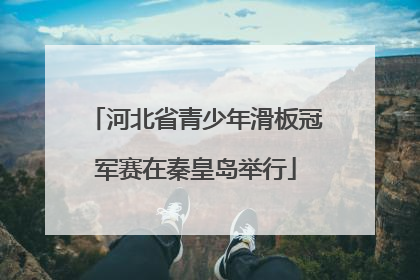 河北省青少年滑板冠军赛在秦皇岛举行