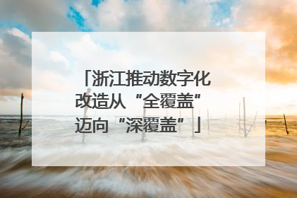 浙江推动数字化改造从“全覆盖”迈向“深覆盖”