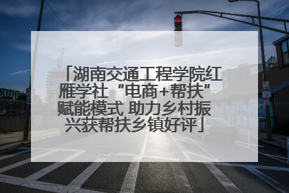 湖南交通工程学院红雁学社“电商+帮扶”赋能模式 助力乡村振兴获帮扶乡镇好评