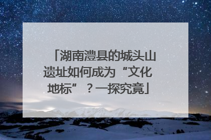 湖南澧县的城头山遗址如何成为“文化地标”？一探究竟