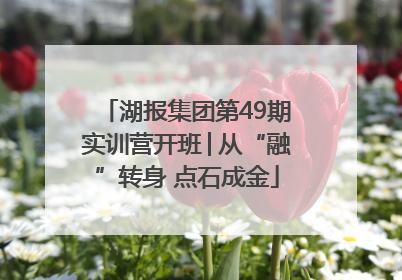 湖报集团第49期实训营开班│从“融”转身 点石成金