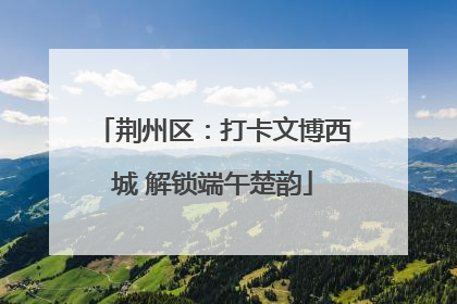 荆州区：打卡文博西城 解锁端午楚韵