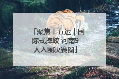 聚焦十五运｜国际式摔跤 河南9人入围决赛圈