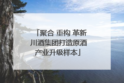 聚合 重构 革新 川酒集团打造原酒产业升级样本