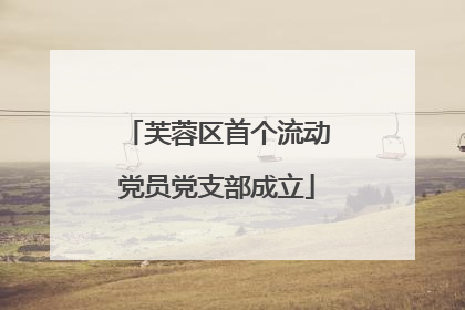 芙蓉区首个流动党员党支部成立