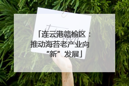 连云港赣榆区：推动海苔老产业向“新”发展