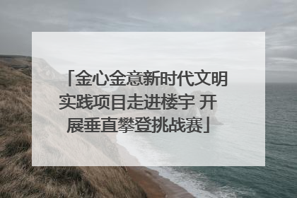 金心金意新时代文明实践项目走进楼宇 开展垂直攀登挑战赛