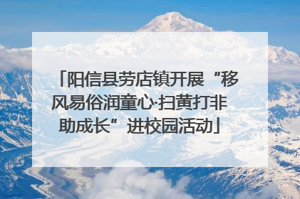 阳信县劳店镇开展“移风易俗润童心·扫黄打非助成长”进校园活动