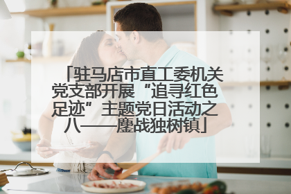 驻马店市直工委机关党支部开展“追寻红色足迹”主题党日活动之八——鏖战独树镇