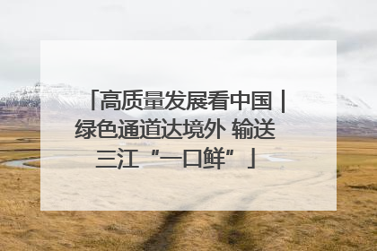 高质量发展看中国｜绿色通道达境外 输送三江“一口鲜”
