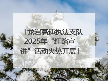 龙岩高速执法支队2025年“红路宣讲”活动火热开展