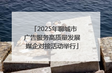 2025年聊城市广告服务高质量发展媒企对接活动举行
