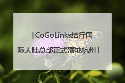 CoGoLinks结行国际大陆总部正式落地杭州